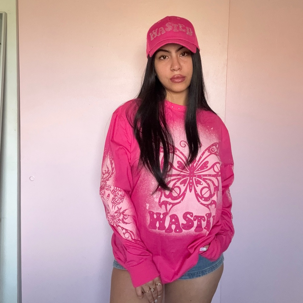 Pink Blingy Rhinestone Trucker Hat